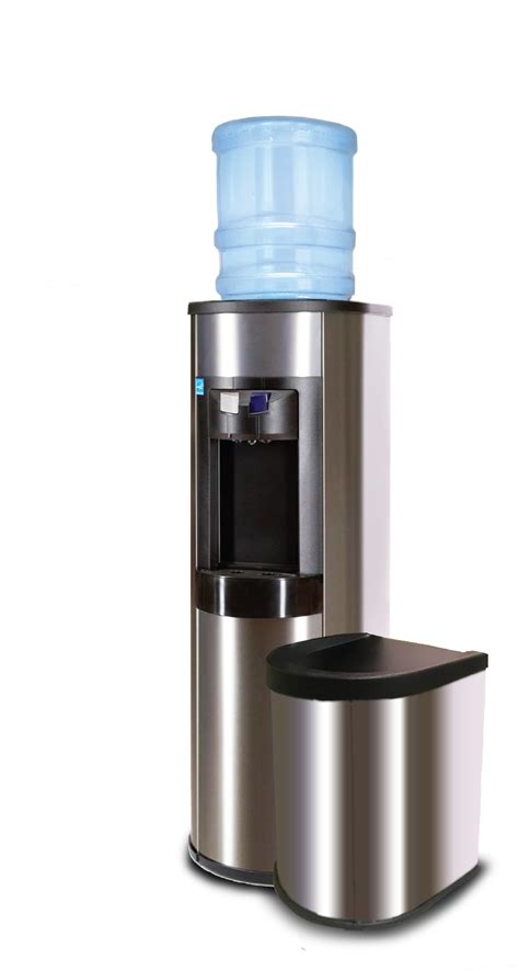 Stainless Steel And Black Water Cooler At Home Water Cooler