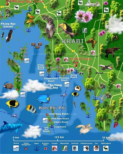 Where Is Krabi Thailand Map Map Of World