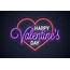 Valentines Day Neon Sign  Creative Card Templates Market