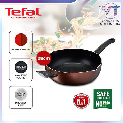 Tefal Day By Day Non Stick Deep Frypan 28cm G14366 G1436695 24cm