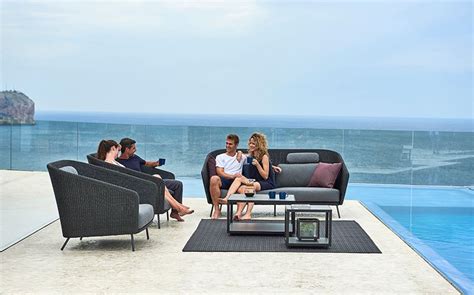 The mambo white outdoor table is made from white polypropylene and is fully waterproof. Mambo Outdoor Wicker Patio Sofas & Lounge Chairs in 2020 ...