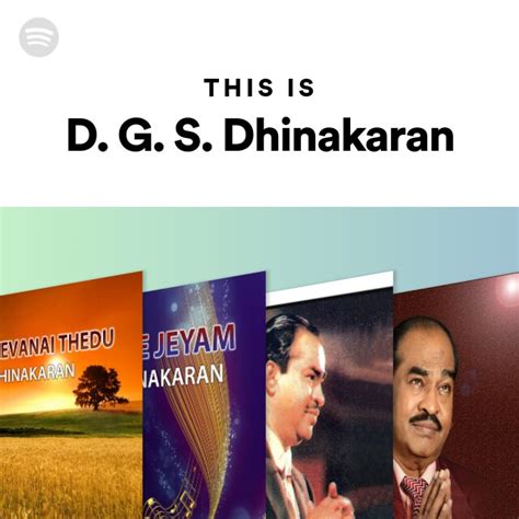 This Is D G S Dhinakaran Playlist By Spotify Spotify