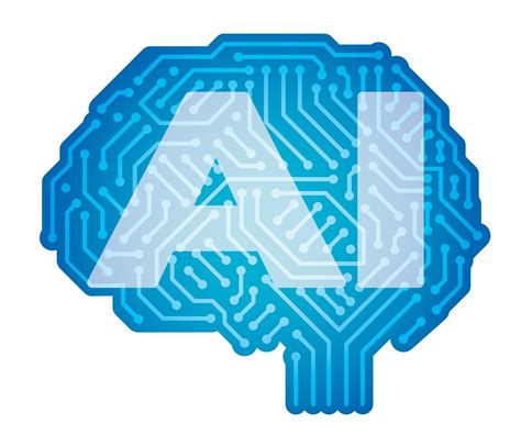 Artificial Intelligence Vector Symbol Illustration Isolated On A White