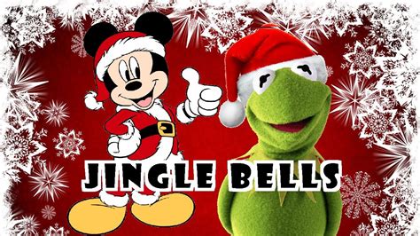 Christmas Carols Jingle Bells Mickey Kermit With Lyrics Youtube