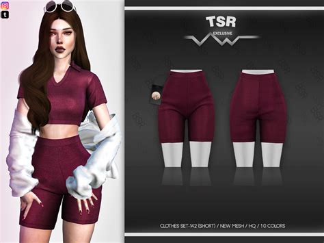 The Sims Resource Clothes Set 142 Short Bd505