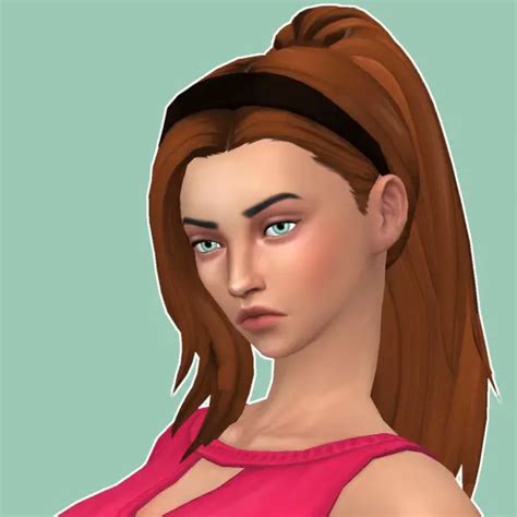 Sims 4 Hairs Simsworkshop Jennysimss Freya Hair Recolored By