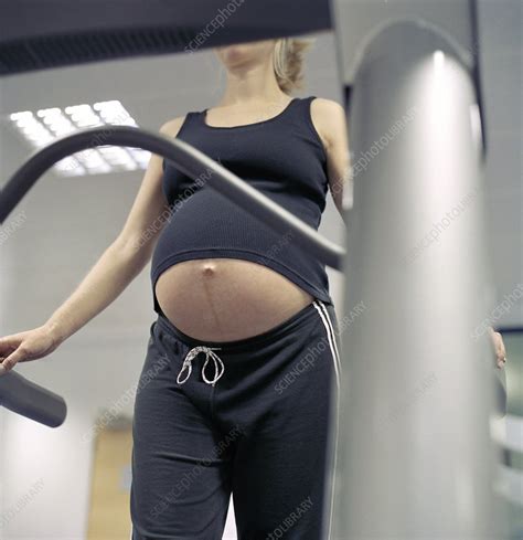 Pregnant Woman Exercising Stock Image M8050907 Science Photo Library