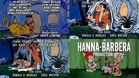 Jasons Cartoon Intro And Outro Evolution The Flintstones 1960 66 Youtube