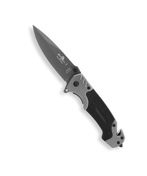 Durante il controllo ha preso a indietreggiare cominciando a rovistare. Coltello tattico inox con taglia cintura e spacca vetro ...