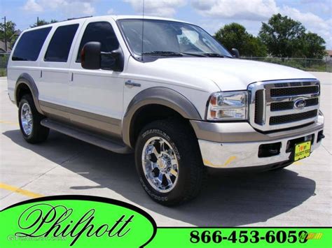 2005 Oxford White Ford Excursion Eddie Bauer 4x4 11264394 Gtcarlot