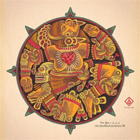 Coyolxauhqui La Guerrera Azteca Que Se Convirtió En La Luna Arte Mexicano Arte Indigena