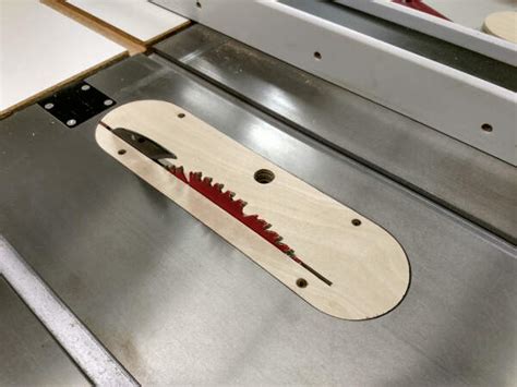 Zero Clearance Table Saw Insert How To Make One The Right Way