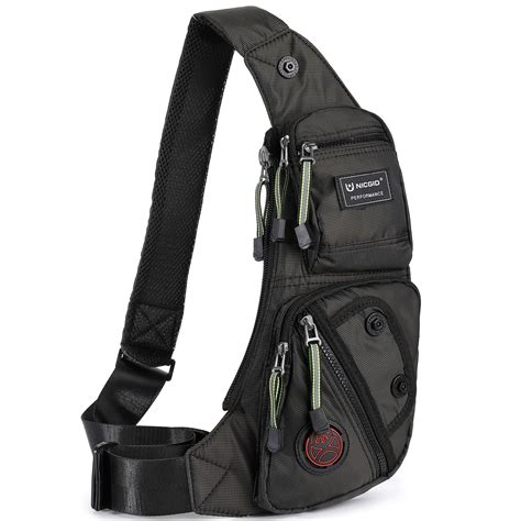 Nicgid Shoulder Sling Bag Comfortable Backpack Fanny Pack Utility