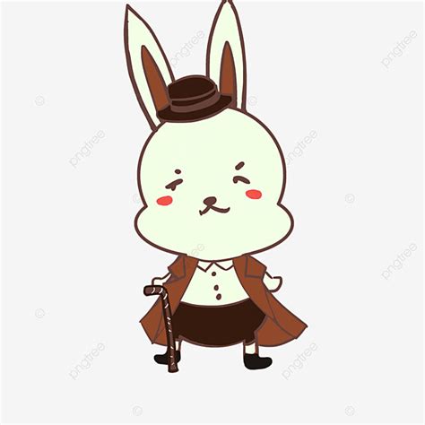 Bunny Suit Clipart Transparent Background Bunny In A Suit Rabbit
