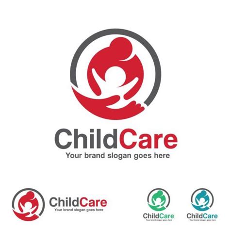 Child Care Logo Design Vector Free Download