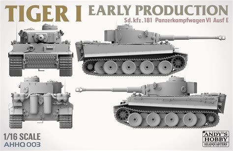 Tiger I Early Pz Kpfw VI Ausf E 1 16 AHHQ 003
