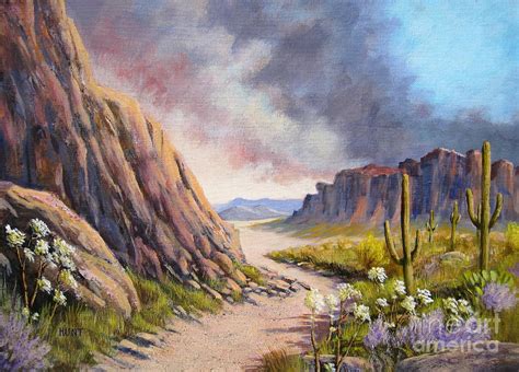 Desert Storm Painting By Shirley Braithwaite Hunt Fine Art America