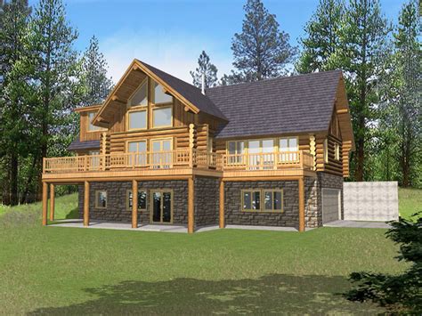 When working with a log cabin you want to keep prices low, but that's not always the easiest thing to do. Marvin Peak Log Home Plan 088D-0050 | House Plans and More