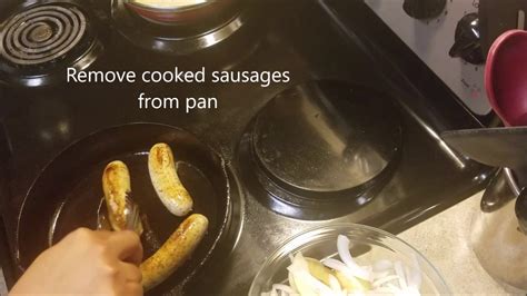 Most sausage is made from pork and gets its flavor from a variety of seasonings that are added to the ground meat. Chicken Sausage with Caramelized Apples & Onions - YouTube