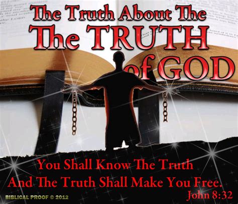 The Truth About The Truth Of God Biblical Proof