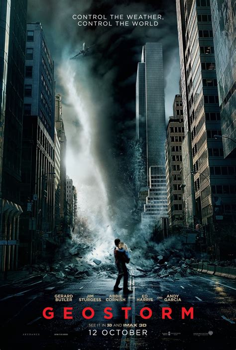 Poster Of Geostorm Starring Gerard Butler Teaser Trailer