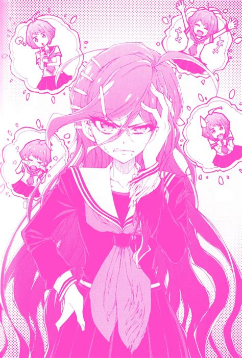 Pink Manga Panels Danganronpa Anime Danganronpa Characters