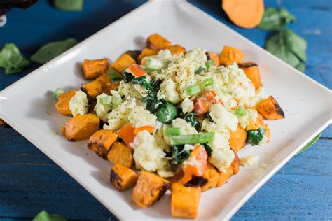 Sweet Potato Breakfast Skillet With Egg White Scramble Dad With A Pan