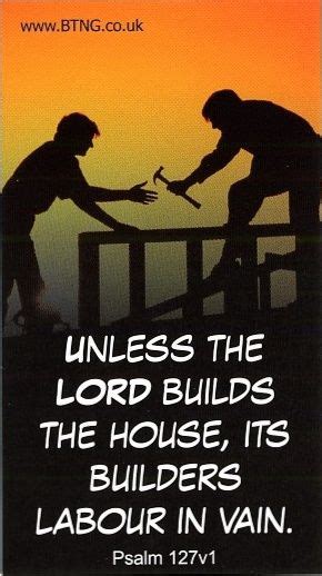 Except The Lord Build The House Psalm 1271 Except The Lord Build