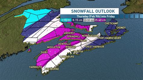 Heres How Much Snow Your Area Of Nova Scotia Can Expect Tonight Cbc News