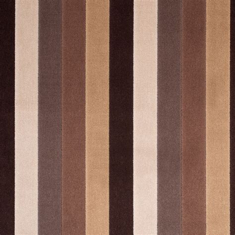 Tan And Brown Striped Velvet Fabric Decor Fabric Cotton Velvet