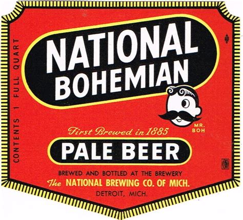 Item 38820 1954 National Bohemian Beer Label
