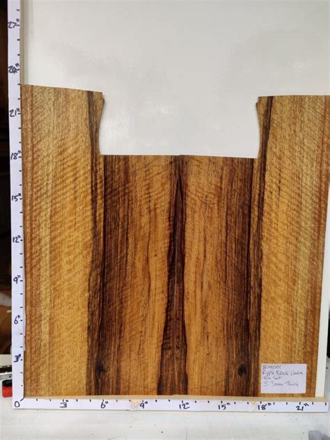 Black Limba Ripple Luthier Wood