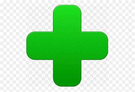Add Green Cross Health Hospital Medical Symbol New Plus Icon
