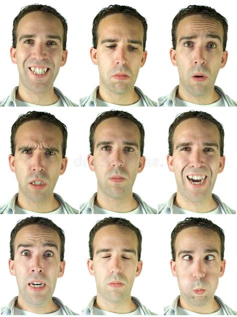 Useful Facial Expressions Stock Image Image Of Characters 4968733