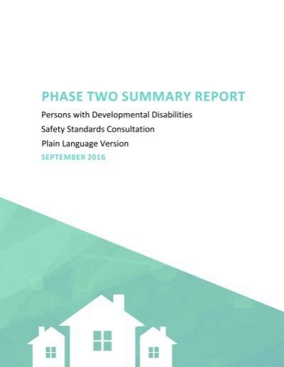 Phase Two Summary Report