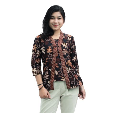 Baju Batik Blouse Batik Atasan Batik Wanita Blus Batik S M L Xl Xxl
