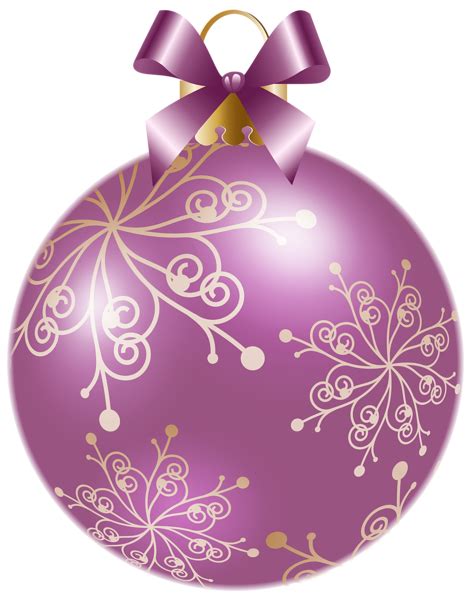 Clip Art Christmas Christmas Ornament Christmas Day Purple For