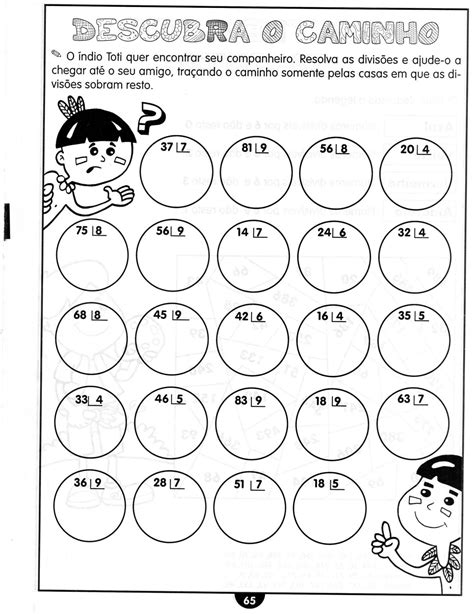 Atividade De Divisao Para O 3 Ano