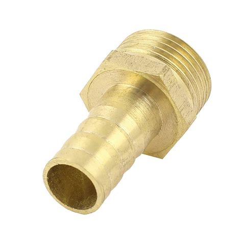 Brass Barbed Fitting Coupler Hose Connector Barb 38 Bsp Male Thread