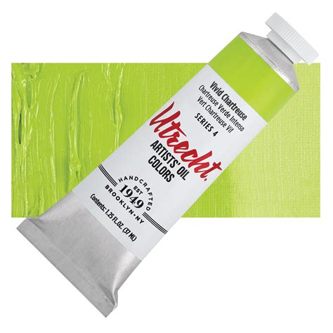 Utrecht Artists' Oil Paint - Vivid Chartreuse, 37 ml tube | BLICK Art