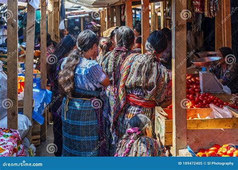 Mayan Indigenous People On Market Guatemala Editorial Image Image Of