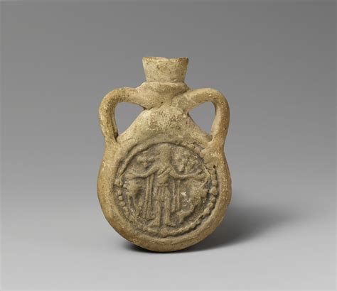 Pilgrim Flask With Saint Menas The Metropolitan Museum Of Art