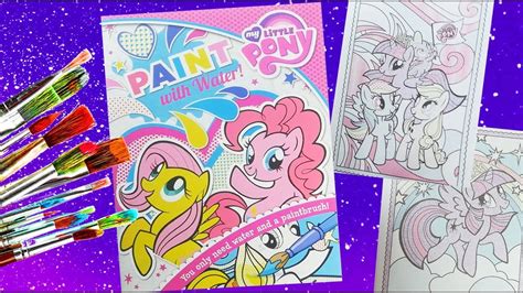 My Little Pony Activity Book Mlp Paint With Water Coloring For Kids