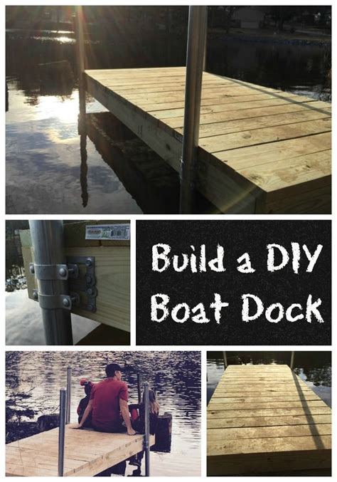 Build A Diy Boat Dock Boat Dock Diy Boat Building A Deck