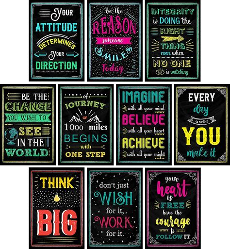 Motivational Posters For Classroom And Office Decorations Inspirational