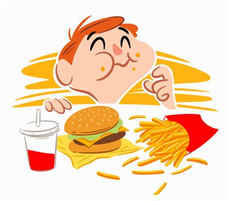 Kid Eating Junk Food Illustrations Royalty Free Vector Graphics And Clip
