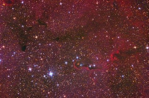 Elephant Trunk Nebula Ic1396 Closeup Nebula Elephant Trunk Milky