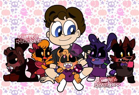 Fnaf 4 Babies And Crying Child By Summerberribear On Deviantart