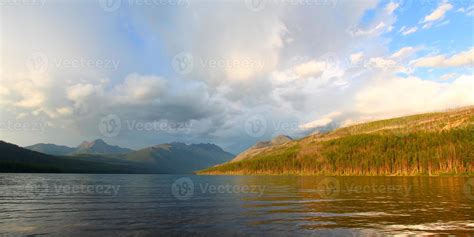 Kintla Lake Glacier National Park 1381773 Stock Photo At Vecteezy
