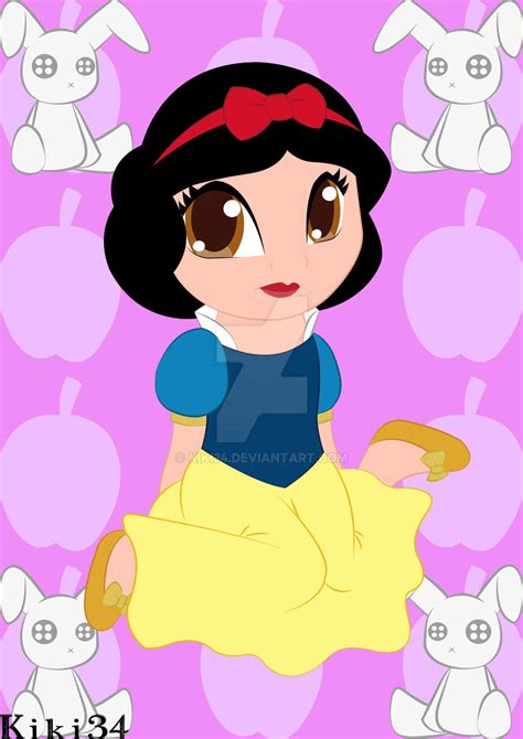 Young Disney Princesses Snow White By Kiki34 On Deviantart